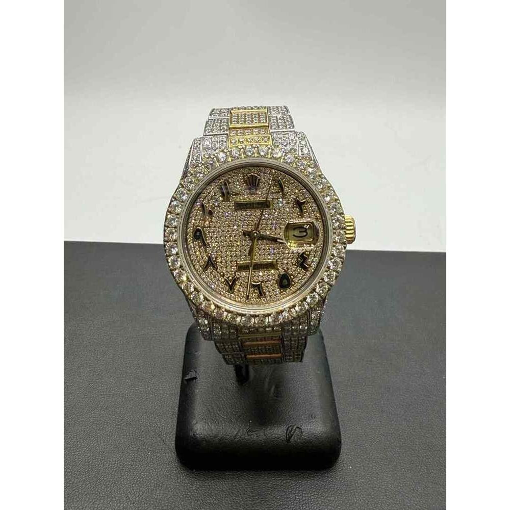 Rolex Datejust 16013 36mm 1982 Diamond Bezel Arabic Diamond Dial SPB-TS 353846